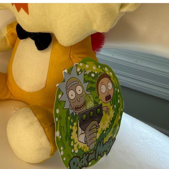 Rick and Morty Squanchy 9" Plush - New with Tags - Picture 4 of 7